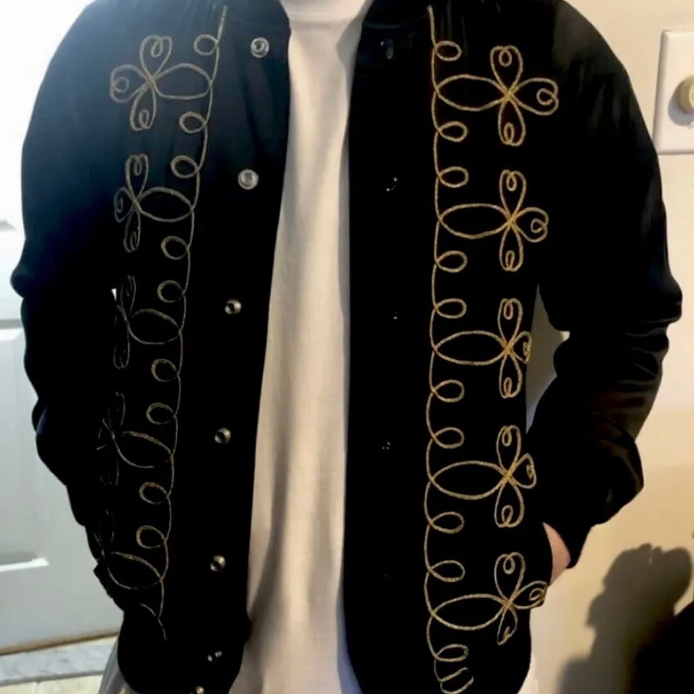 Saint Laurent Light Bomber Silk Satin Jacket size 42 (S & XS) Mens Dior YSL SLP